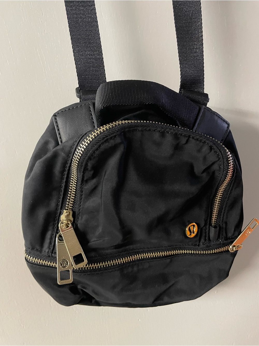lululemon athletica Black Backpack with Gold Hardware - Picture 2 of 3